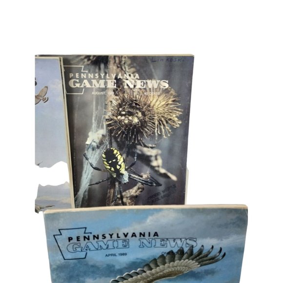 Pennsylvania Game News 4 issues 1981 to 1989 Hunting Trapping Fishing Wildlife - Picture 5 of 7